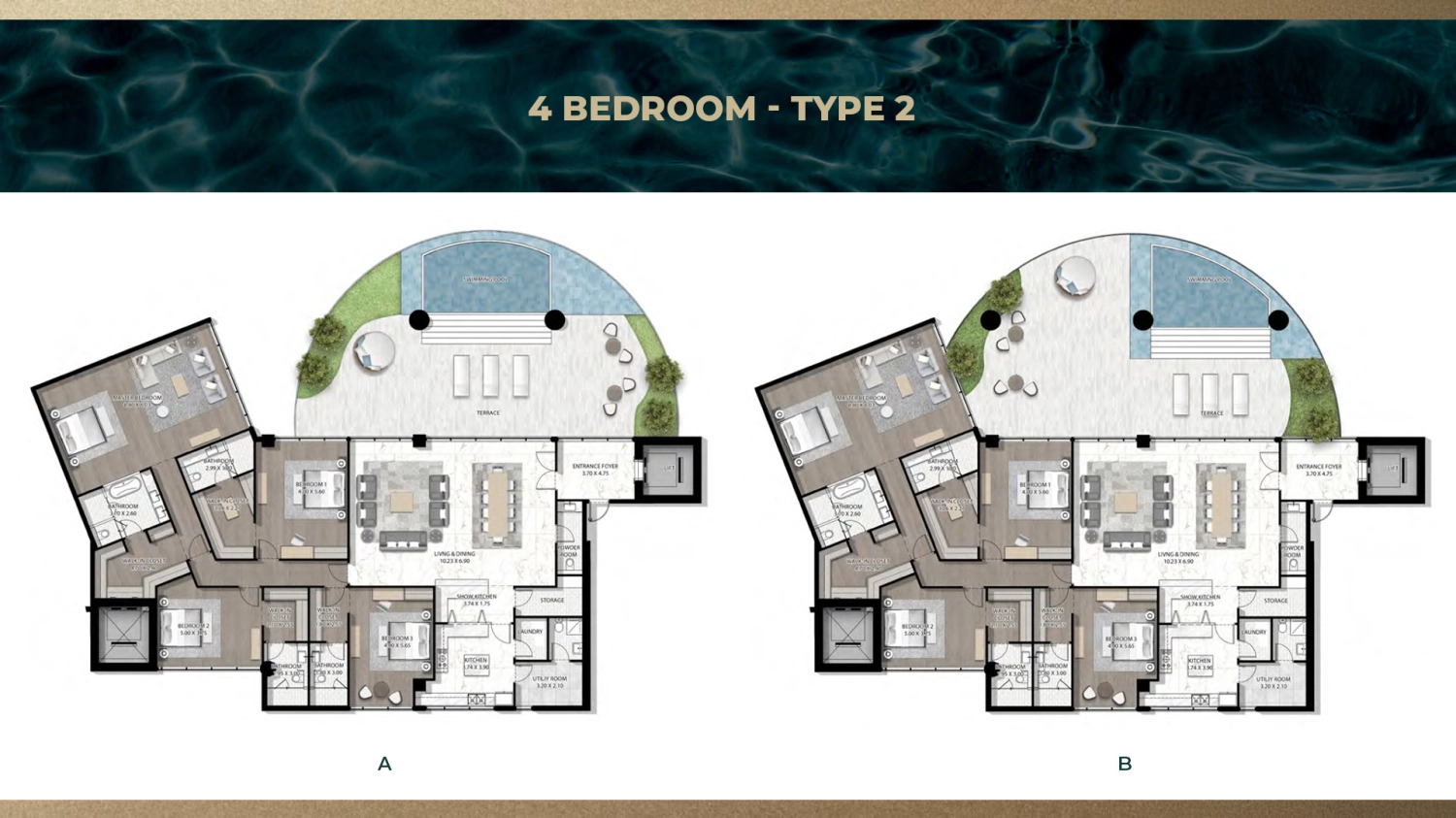 4 BR - Type A